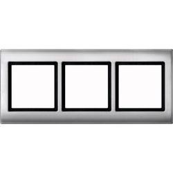 AQUADESIGN-Rahmen 3fach (aluminium glänzend) 