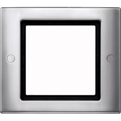 AQUADESIGN-Rahmen mit Verschraubung 1fach (aluminium glänzend) 