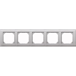 M-Plan-Rahmen, 5fach (aluminium matt) 