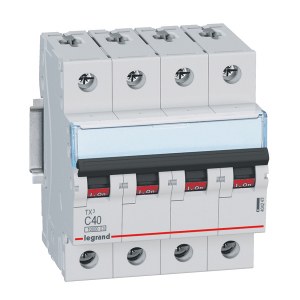 Legrand - TX3 LS-Schalter C40A 3P+N 10kA 4M 