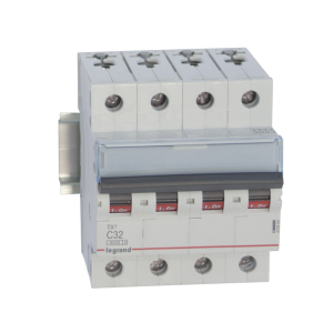 Legrand - TX3 LS-Schalter C32A 4P 6kA 4M 