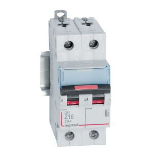 Legrand - DX3 LS-Schalter Z16A 2P 25kA 2M 