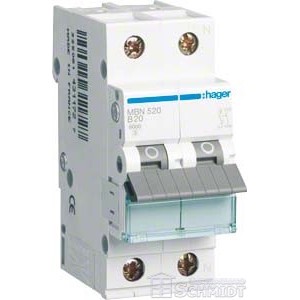 Hager Leitungsschutzschalter MBN 520, 20A, 1p + N 