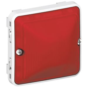 Einsatz Lichtsignal Feuchtraum Modular Plexo 55 grau 