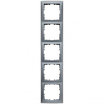 Berker    S.1 Abdeckrahmen 5-fach (aluminium, matt) 