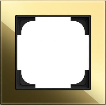 Busch-Jaeger Abdeckrahmen 1-fach, Busch-art linear® (Glas gold glänzend) 