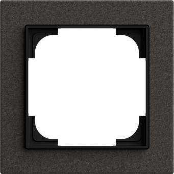 Busch-Jaeger Abdeckrahmen 1-fach, Busch-art linear® (Papier schwarz) 