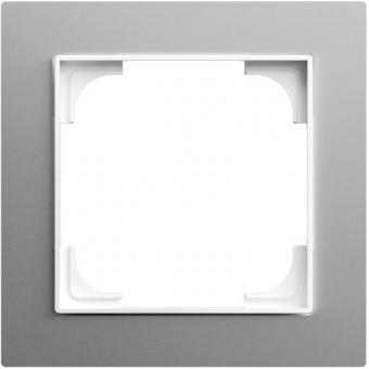 Busch-Jaeger Abdeckrahmen 1-fach, Busch-art linear® (Aluminium) 