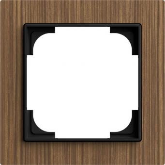 Busch-Jaeger Abdeckrahmen 1-fach, Busch-art linear® (Holz Walnuss) 