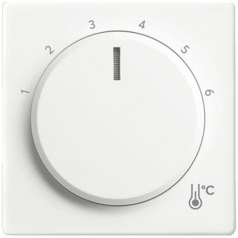 Busch-Jaeger   Zentralscheibe für Raumtemperaturregler 1094 U-101, 1097 U-101, 1099 UHK-101 (studioweiß matt) 
