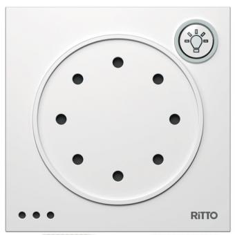 Portier Türsprechmodul mit Lichttaste (weiß) 