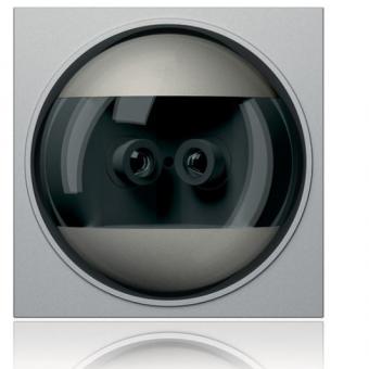 Portier Kameramodul Color, elektr. umschaltbar (silber) 