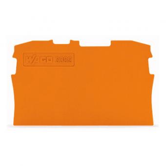 Wago TOPJOB® S Abschluss- und Zwischenplatte; 0,8 mm dick 2002-1292 - orange 