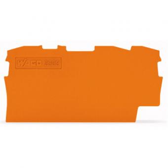 Wago TOPJOB® S Abschluss- und Zwischenplatte; 0,8 mm dick 2002-1392 - orange 