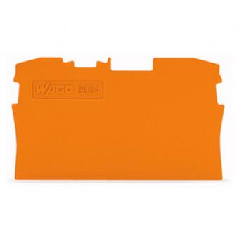 Wago TOPJOB® S Abschluss- und Zwischenplatte; 1 mm dick 2004-1292 - orange 