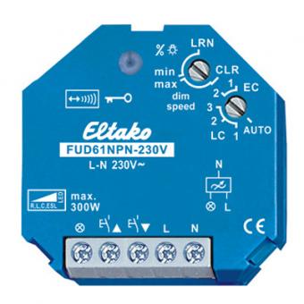 Eltako Funk Universal Dimmschalter FUD61NPN-230V 
