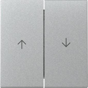 Gira Wippe 2fach mit Pfeilsymbol (alu) 