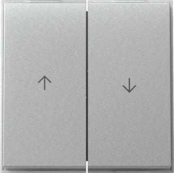 Gira Wippe 2 fach mit 2 Pfeilsymbolen TX_44 (alu) 
