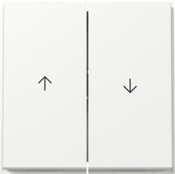 Gira Wippe 2 fach mit 2 Pfeilsymbolen TX_44 (reinweiß) 