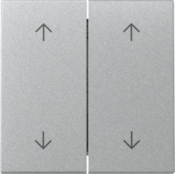 Gira Wippe 2fach mit Pfeilsymbolen (alu) 