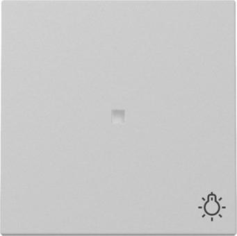 Gira Wippe mit Kontrollfenster und Symbol Licht (grau matt) 