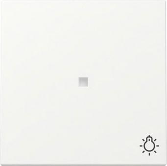 Gira Wippe mit Kontrollfenster und Symbol Licht (reinweiß, seidenmatt) 