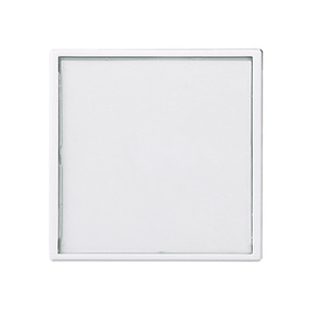 ELSO Joy Wippe mit großem Schriftfeld 50x50mm, reinweiß 