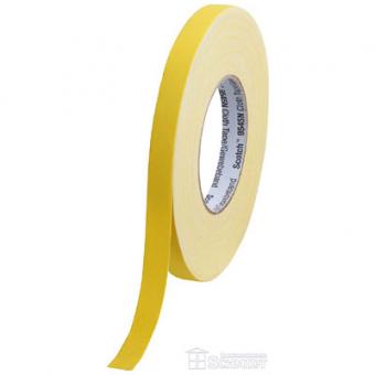 3M Scotch™ 9545N - Gewebeband, 15mm breit, 50m lang, beschriftbar, gelb 