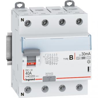 Legrand TX3 FI-Schutzschalter 40A, 30mA, Typ F-G, 4polig 