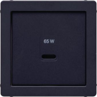 Berker Zentralstück für USB-C PD Power Modul, anthrazit samt, lackiert 