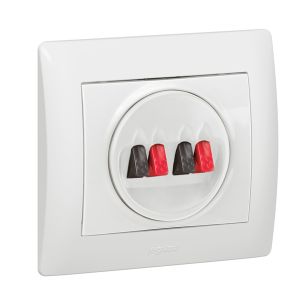 Abdeckung Hi-Fi Lautsprecher 2-fach Galea ultraweiss 