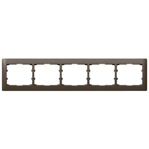 Rahmen 5-fach waagerecht Galea dark bronze 