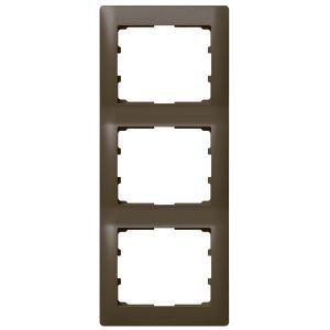 Rahmen 3-fach senkrecht Galea dark bronze 