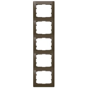 Rahmen 5-fach senkrecht Galea dark bronze 