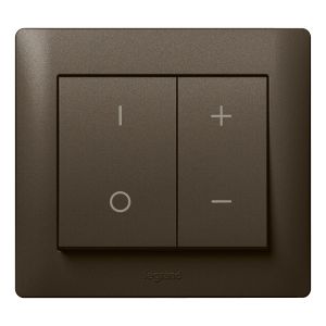 Wippe Phasentastdimmer 400W/600W Galea dark bronze 