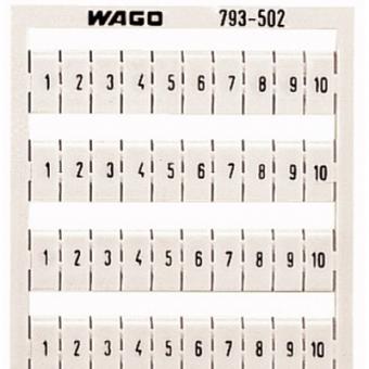 Wago TOPJOB® S WMB-Multibeschriftungssystem; Aufdruck waagerecht; 101 ... 150 (2x) (VPE 5 STK) 