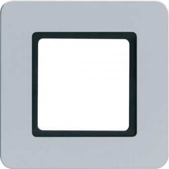 Berker Rahmen Q.7, 1-fach für LED-Beleuchtung durch LED-Modul (alu, samt, lackiert) 