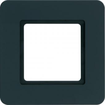 Berker Rahmen Q.7, 1-fach für LED-Beleuchtung durch LED-Modul (anthrazit samt) 