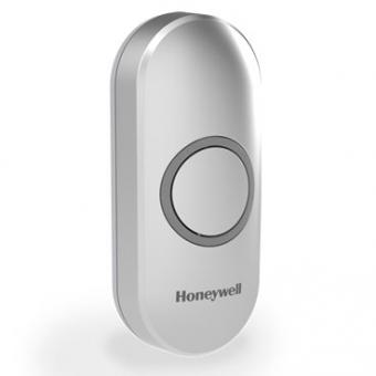 Honeywell - DCP311G - Funk-Klingeltaster mit LED-Funktionsanzeige, vertikal – Grau 