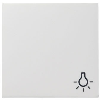 Gira Wippe mit Symbol "Licht" (reinweiß, glänzend) 
