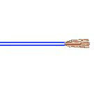 H05V-K 0,5 - PVC-Aderleitung, feindrähtig, Ring 100m, dunkelblau-weiß 