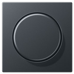 Jung Abdeckung für Drehdimmer (anthrazit matt) 