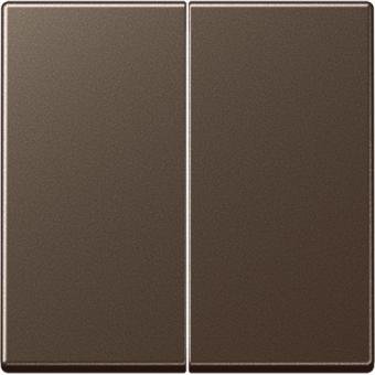 Jung Steuertaste Standard 2fach (mokka) 
