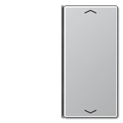 Taste 2fach mit Pfeilsymbolen (Aluminium) 
