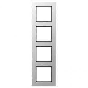 Jung Rahmen A 550, 4-fach (aluminium) 