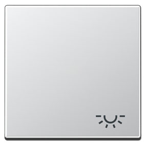 Jung Wippe mit Symbol "Licht" (aluminium) 