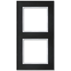 Jung Glasrahmen A creation, 2-fach (schwarz) 