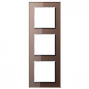 Jung Glasrahmen A creation, 3-fach (mokka) 