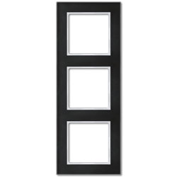 Jung Glasrahmen A creation, 3-fach (schwarz) 