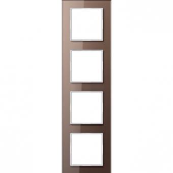 Jung Glasrahmen A creation, 4-fach (mokka) 
